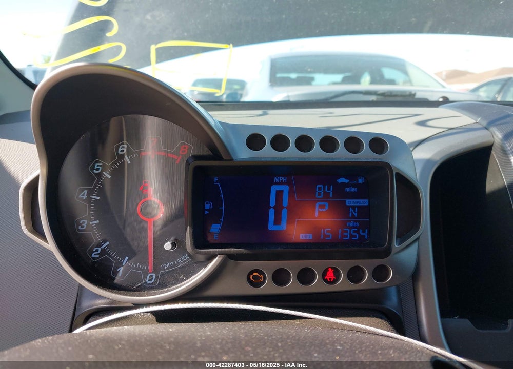 2012 CHEVROLET SONIC VIN: 1G1JE5SH6C4159469