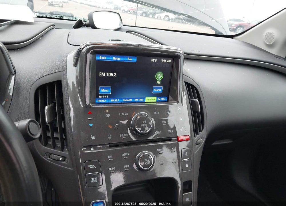 2013 CHEVROLET VOLT VIN: 1G1RB6E4XDU135123