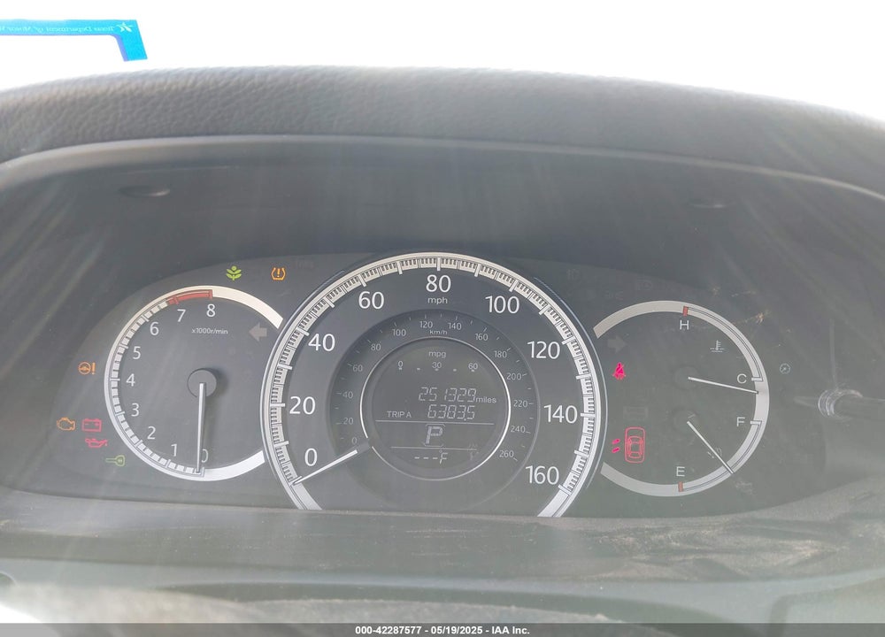2014 HONDA ACCORD VIN: 1HGCR2F38EA090355