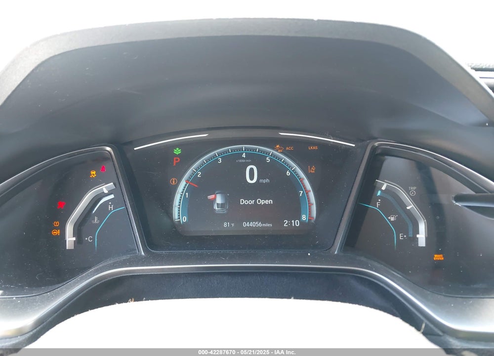 2020 HONDA CIVIC VIN: SHHFK7H88LU221499