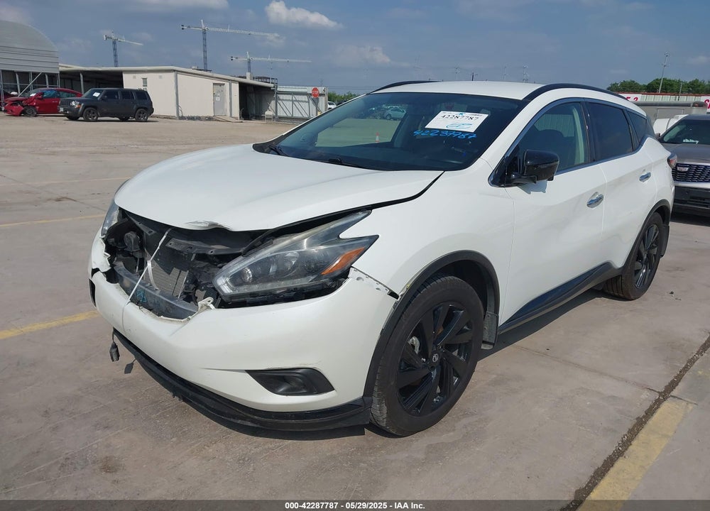 2018 NISSAN MURANO SL VIN: 5N1AZ2MG4JN154689