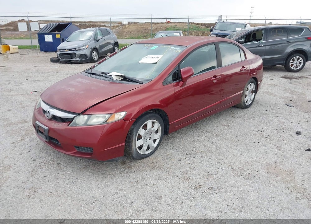 2009 HONDA CIVIC LX VIN: 19XFA165X9E037500