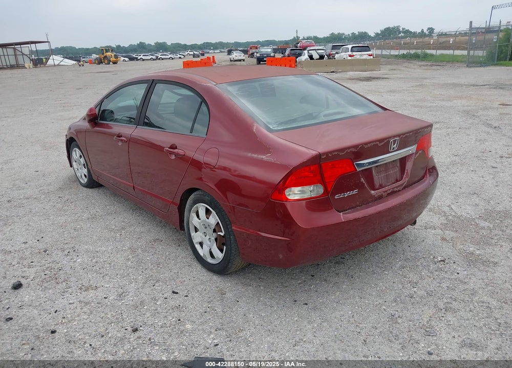 2009 HONDA CIVIC LX VIN: 19XFA165X9E037500