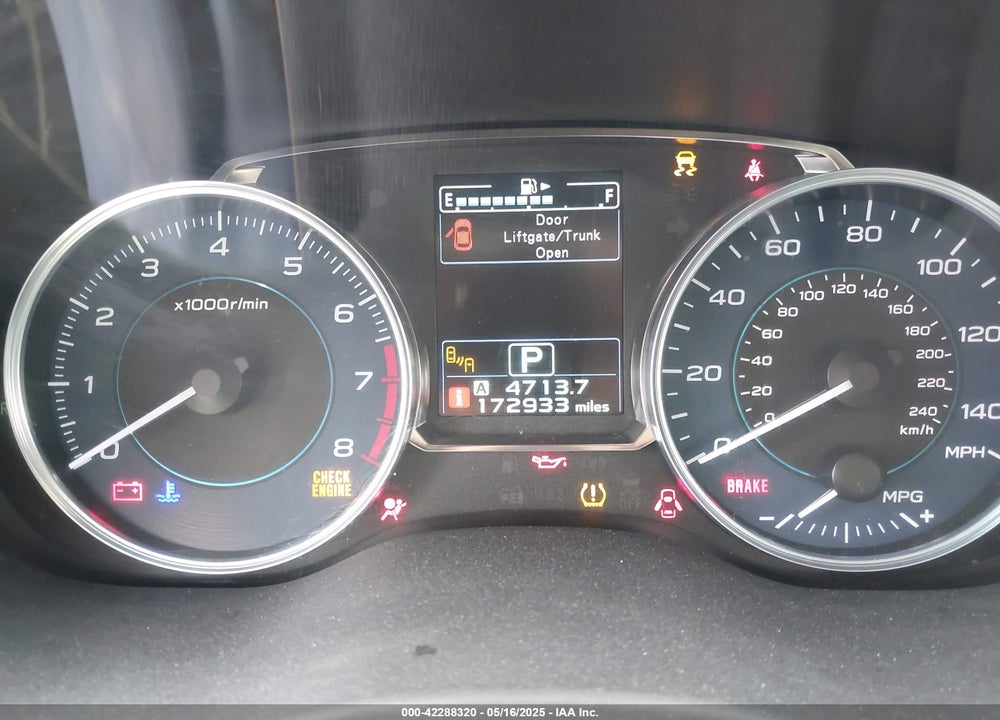 2016 SUBARU CROSSTREK 2.0I LIMITED VIN: JF2GPAKC6GH321206