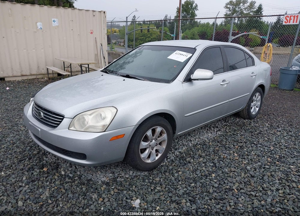 2008 KIA OPTIMA VIN: KNAGE124085200037