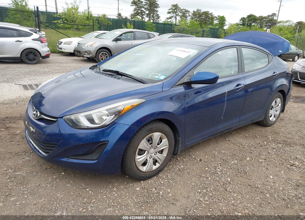 2016 HYUNDAI ELANTRA SE VIN: 5NPDH4AE7GH712093