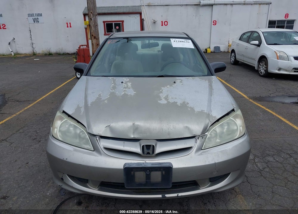 2005 HONDA CIVIC LX VIN: 2HGES16535H602081