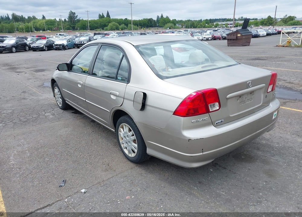 2005 HONDA CIVIC LX VIN: 2HGES16535H602081