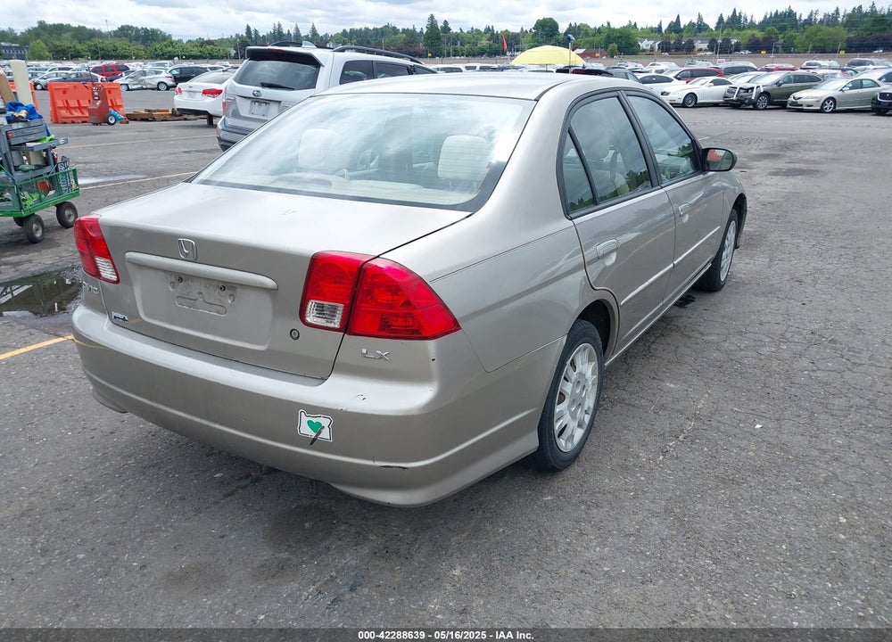 2005 HONDA CIVIC LX VIN: 2HGES16535H602081