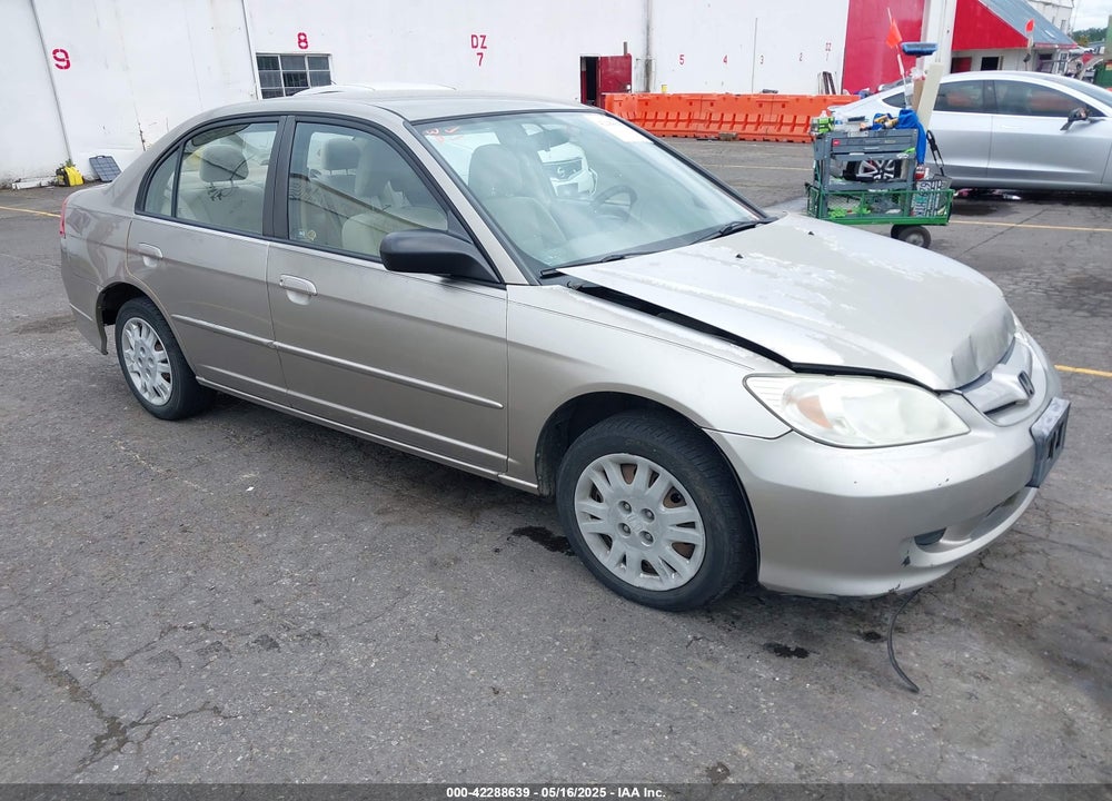 2005 HONDA CIVIC LX VIN: 2HGES16535H602081