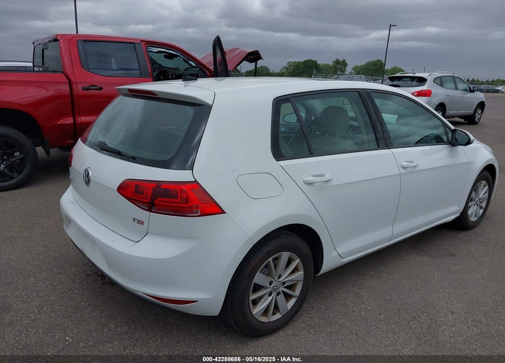2015 VOLKSWAGEN GOLF TSI S 4-DOOR VIN: 3VW217AU2FM032970
