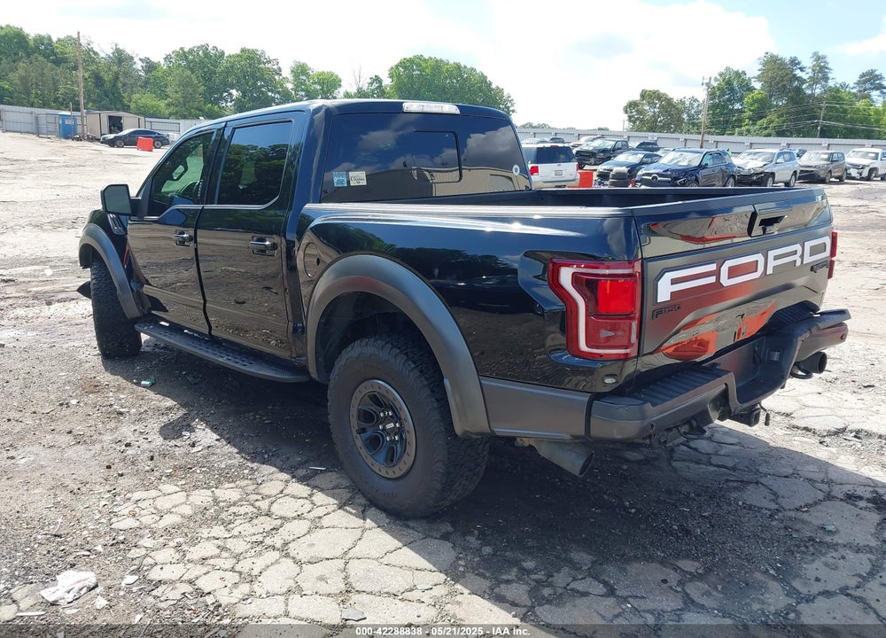 2018 FORD F-150 RAPTOR VIN: 1FTFW1RG8JFB20030