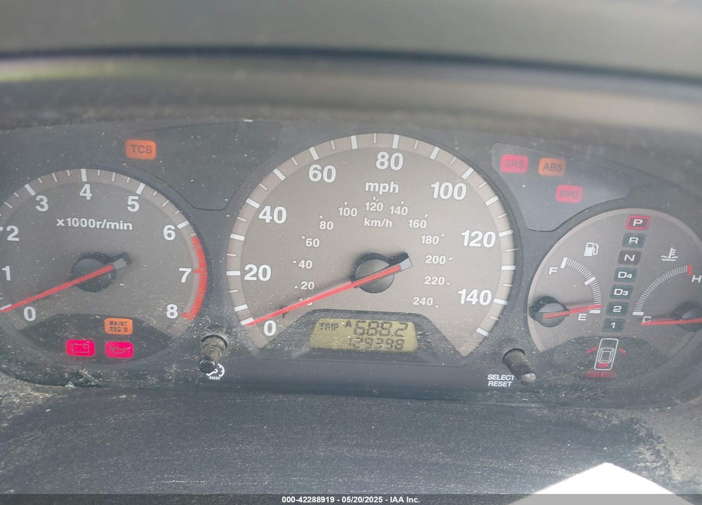 2001 HONDA ACCORD 3.0 EX VIN: 1HGCG22561A004631