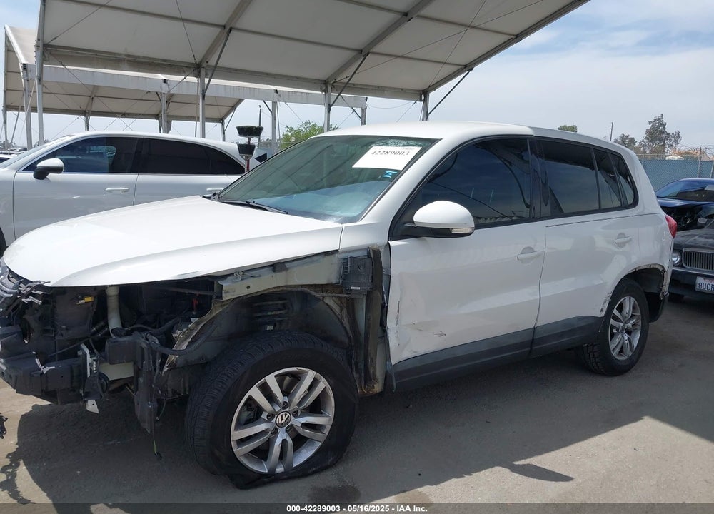 2014 VOLKSWAGEN TIGUAN S VIN: WVGAV3AX0EW524669