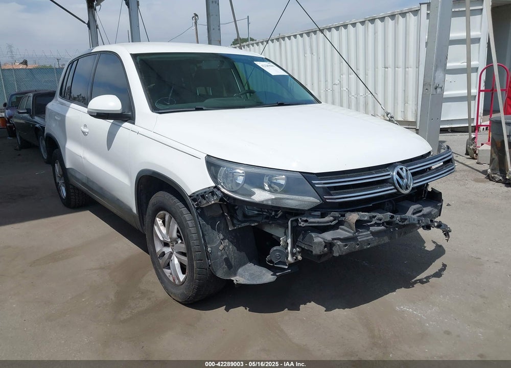 2014 VOLKSWAGEN TIGUAN S VIN: WVGAV3AX0EW524669