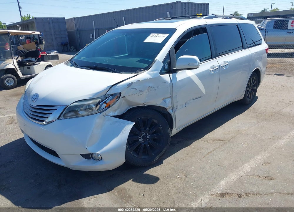2015 TOYOTA SIENNA LIMITED PREMIUM 7 PASSENGER VIN: 5TDDK3DC5FS102269