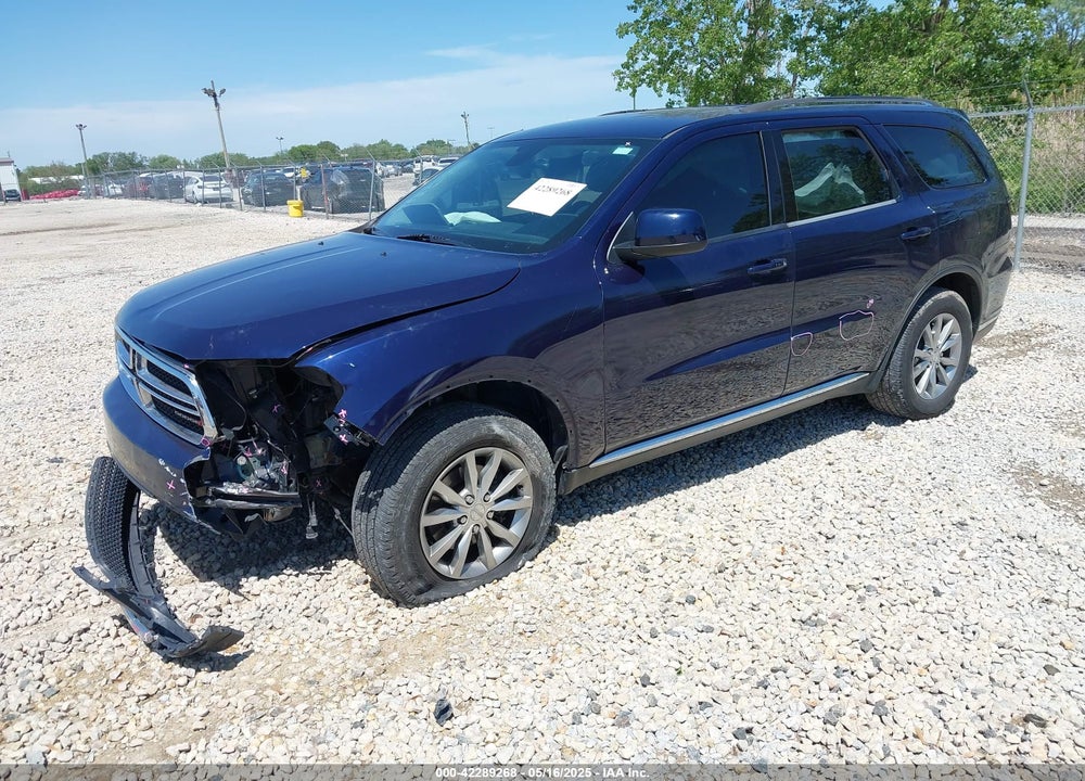 2017 DODGE DURANGO VIN: 1C4RDJAG9HC623527