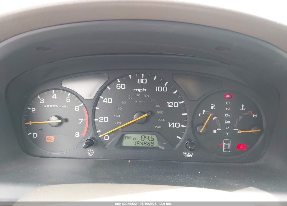 2002 HONDA ACCORD VIN: 1HGCG16502A044399