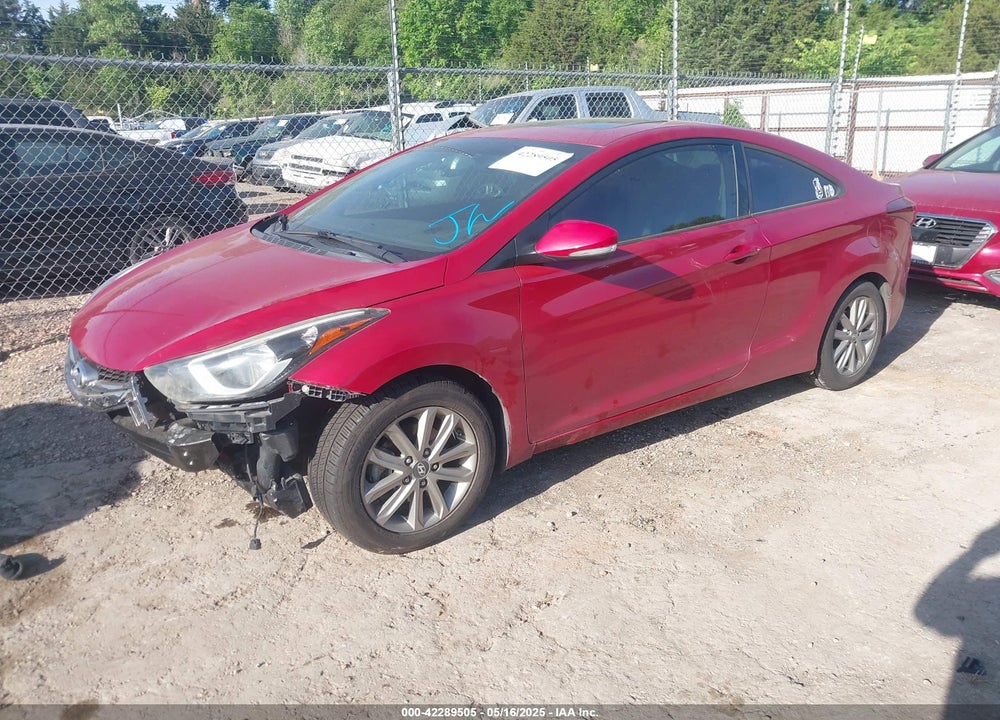 2014 HYUNDAI ELANTRA VIN: KMHDH6AH3EU024029