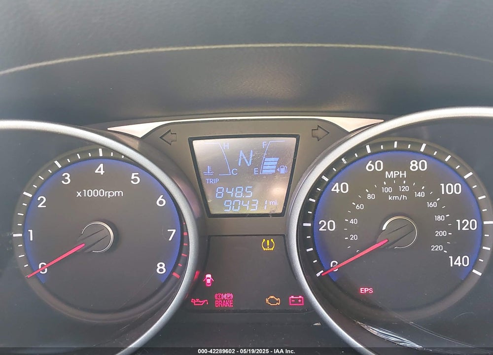 2013 HYUNDAI TUCSON GLS VIN: KM8JU3ACXDU671964