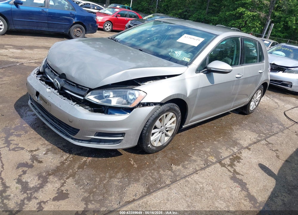 2017 VOLKSWAGEN GOLF TSI S 4-DOOR VIN: 3VW117AU3HM008143