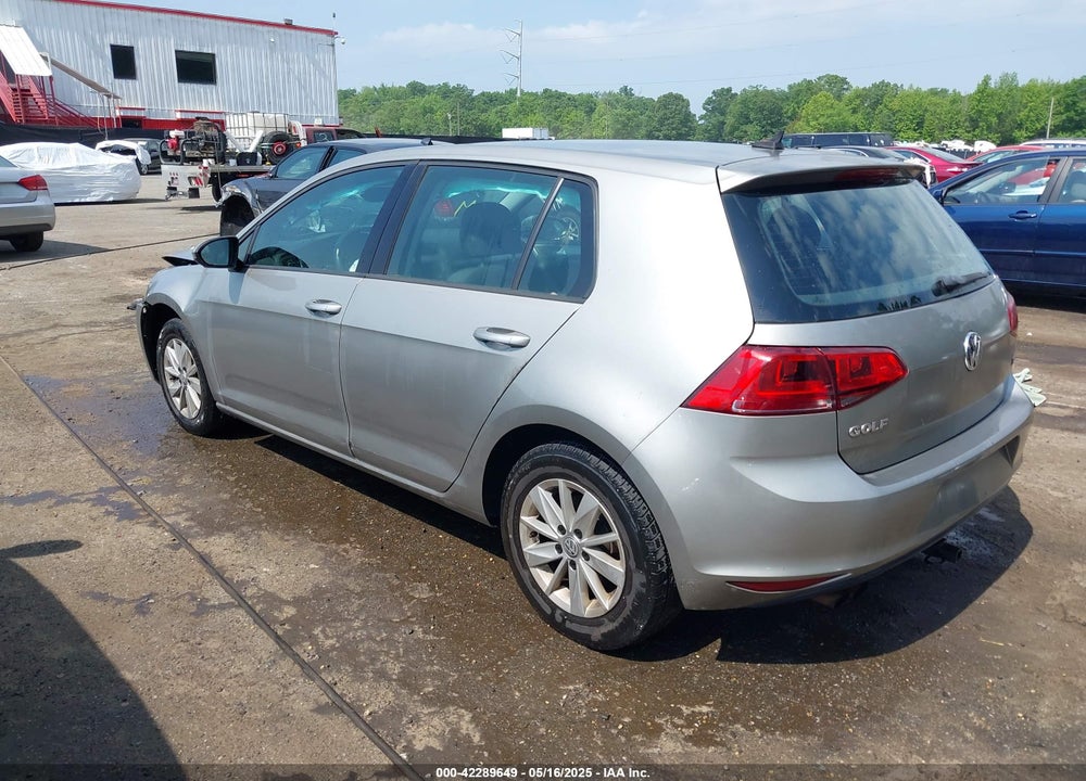 2017 VOLKSWAGEN GOLF TSI S 4-DOOR VIN: 3VW117AU3HM008143