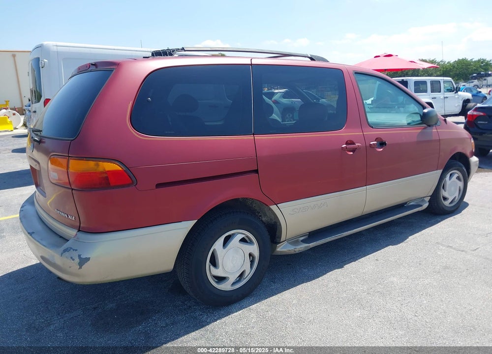 2000 TOYOTA SIENNA XLE VIN: 4T3ZF13C8YU197573