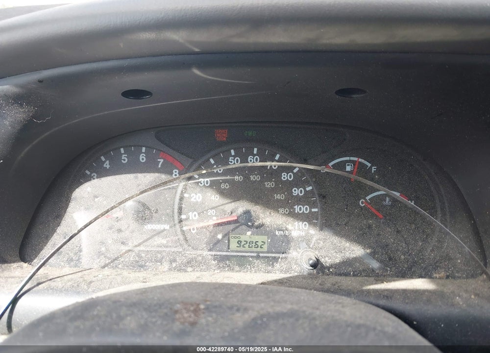 2002 CHEVROLET TRACKER HARD TOP ZR2 VIN: 2CNBJ734526932987