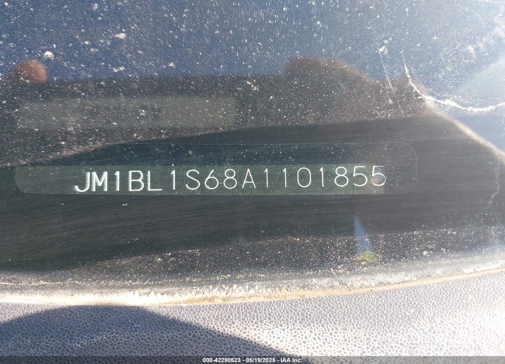 2010 MAZDA MAZDA3 VIN: JM1BL1S68A1101855
