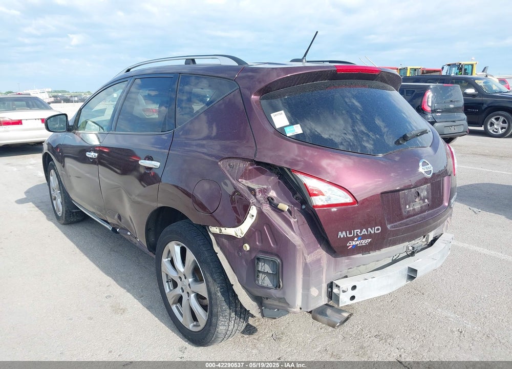 2014 NISSAN MURANO VIN: JN8AZ1MW9EW506076
