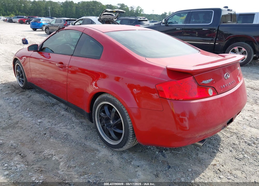 2003 INFINITI G35 BASE W/LEATHER VIN: JNKCV54E63M223835