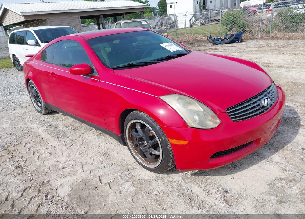 2003 INFINITI G35 BASE W/LEATHER VIN: JNKCV54E63M223835