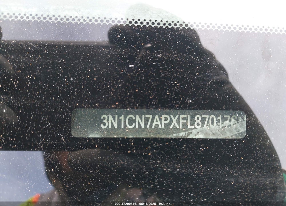 2015 NISSAN VERSA VIN: 3N1CN7APXFL870176