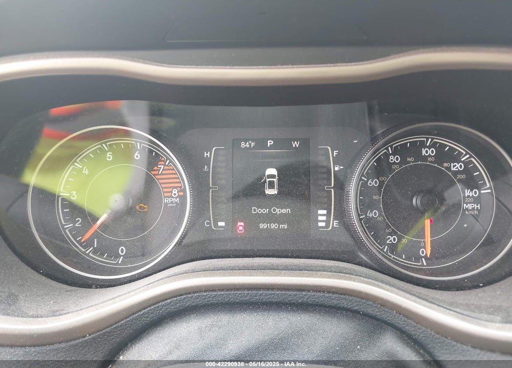 2016 JEEP CHEROKEE VIN: 1C4PJMCS9GW105529