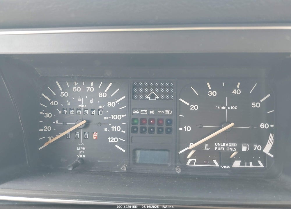 1987 VOLKSWAGEN CABRIOLET VIN: WVWCA0155HK004159