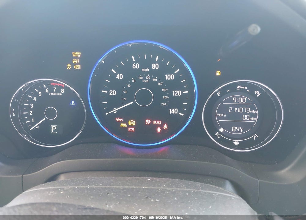 2016 HONDA HR-V EX VIN: 3CZRU5H55GM753310