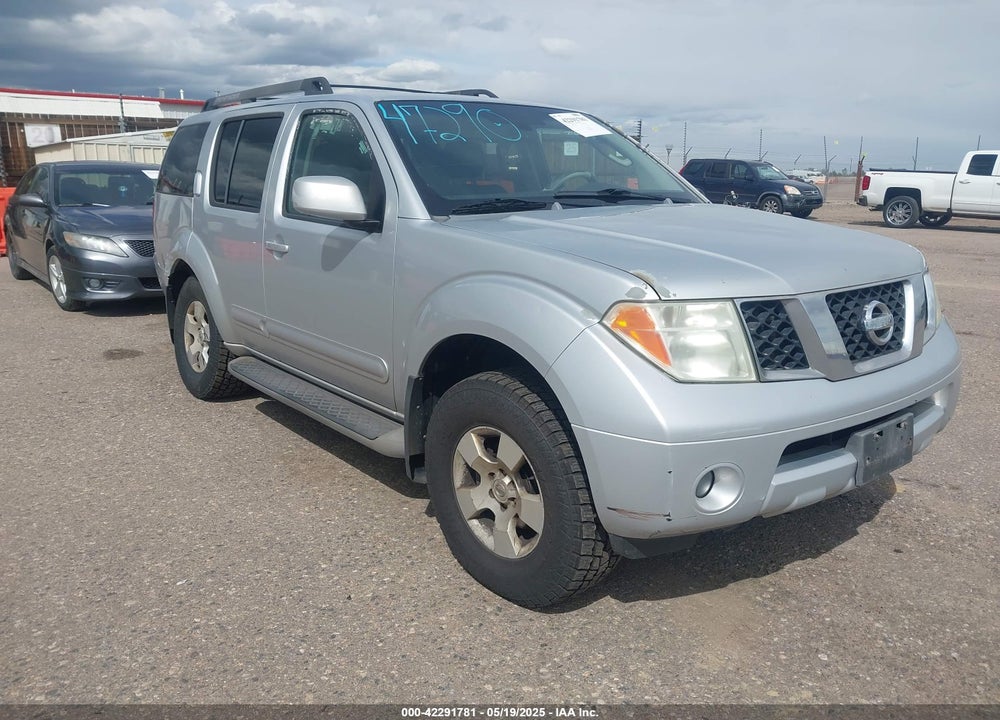 2007 NISSAN PATHFINDER SE VIN: 5N1AR18U47C630227