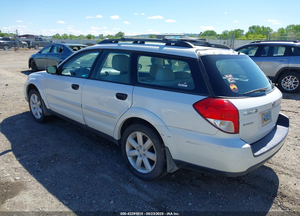 2008 SUBARU OUTBACK 2.5I VIN: 4S4BP61C487301885