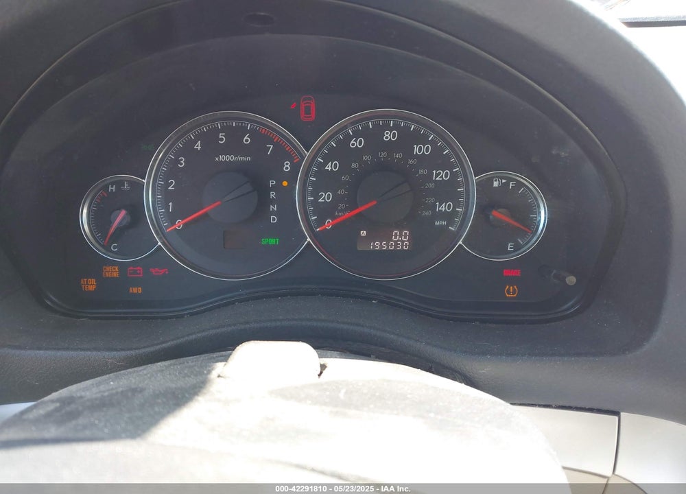 2008 SUBARU OUTBACK 2.5I VIN: 4S4BP61C487301885