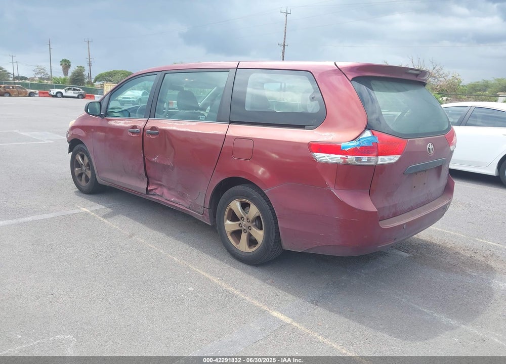 2012 TOYOTA SIENNA VIN: 5TDZK3DC5CS195229