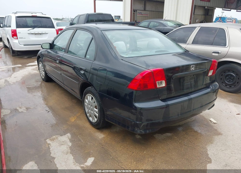 2004 HONDA CIVIC LX VIN: 1HGES16544L015048