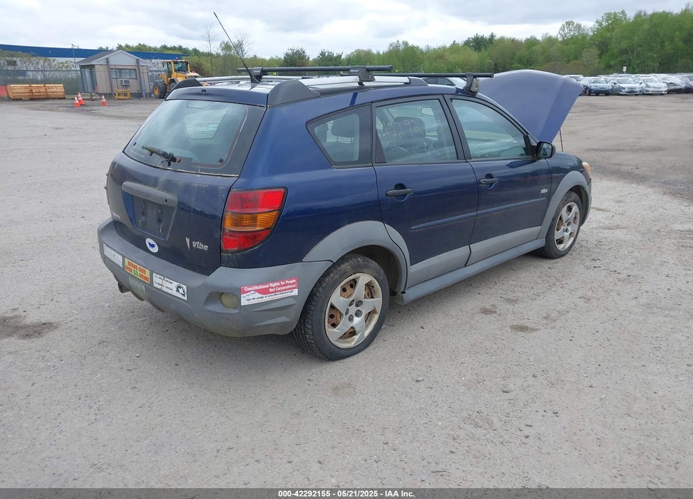 2006 PONTIAC VIBE VIN: 5Y2SL65866Z460589
