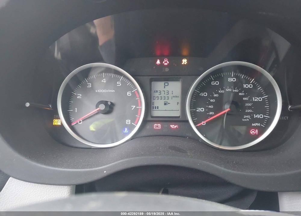 2016 SUBARU FORESTER VIN: JF2SJADC9GH497398