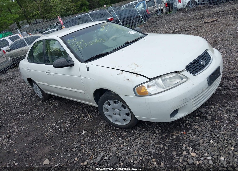 2000 NISSAN SENTRA GXE/XE VIN: 3N1CB51D9YL312454