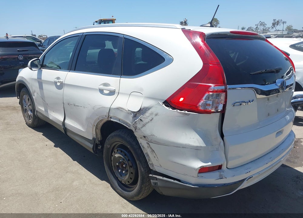 2015 HONDA CR-V EX-L VIN: 5J6RM3H70FL008146