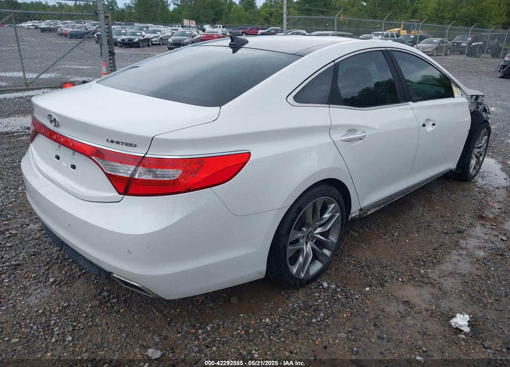 2016 HYUNDAI AZERA LIMITED VIN: KMHFH4JG6GA507801