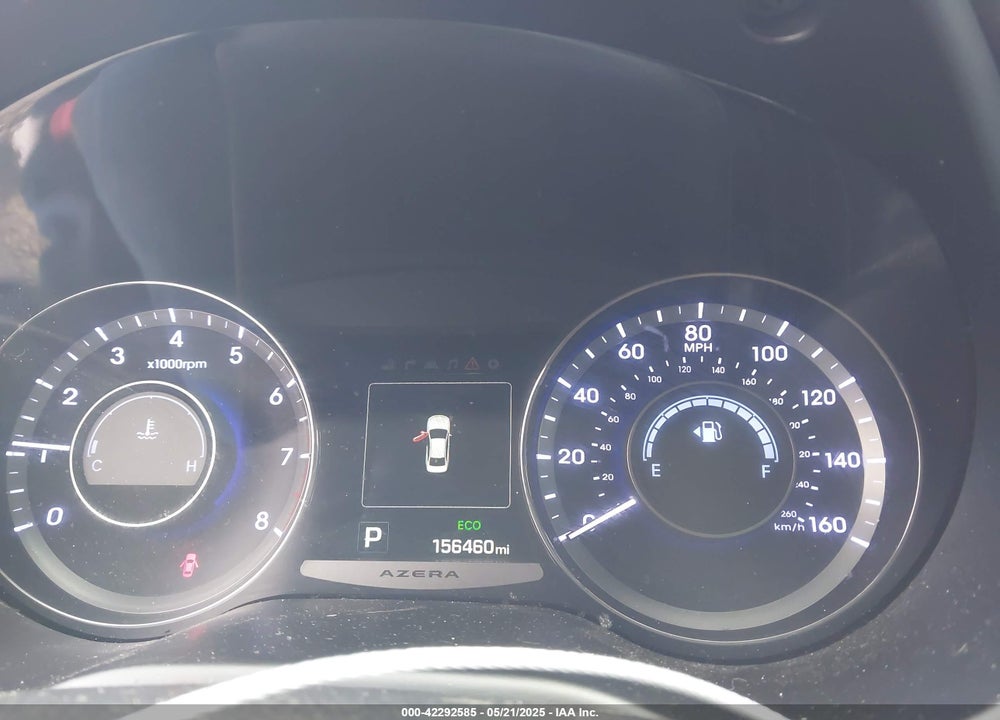 2016 HYUNDAI AZERA LIMITED VIN: KMHFH4JG6GA507801