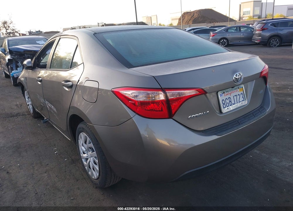 2019 TOYOTA COROLLA LE VIN: 5YFBURHE9KP891285