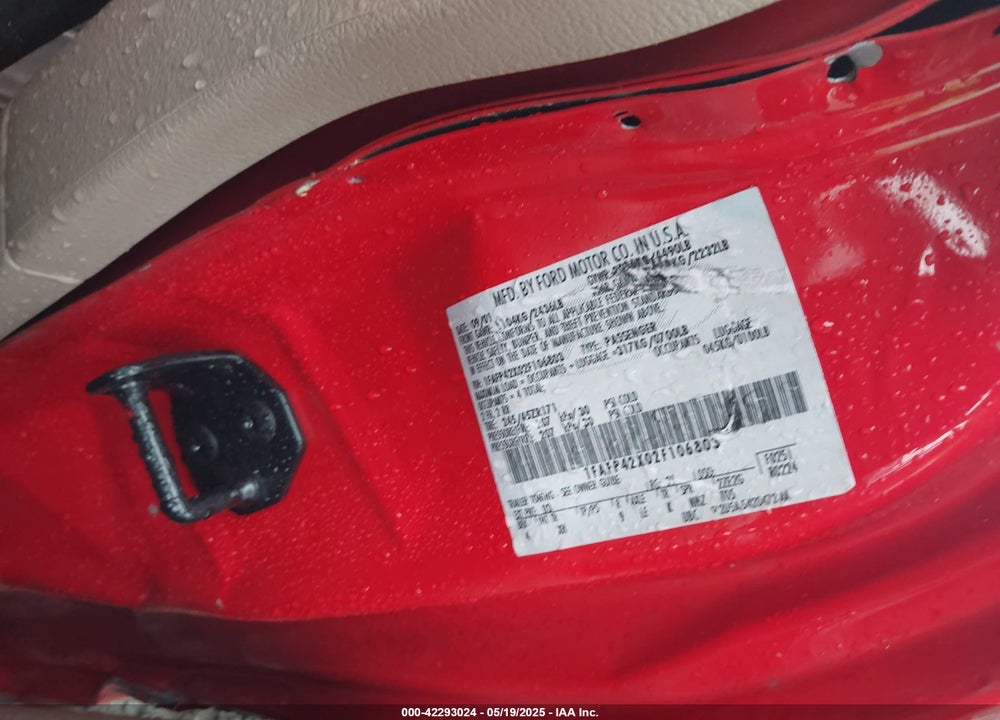 2002 FORD MUSTANG GT VIN: 1FAFP42X02F106803