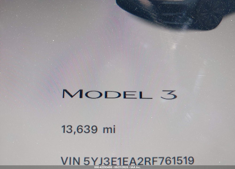 2024 TESLA MODEL 3 VIN: 5YJ3E1EA2RF761519